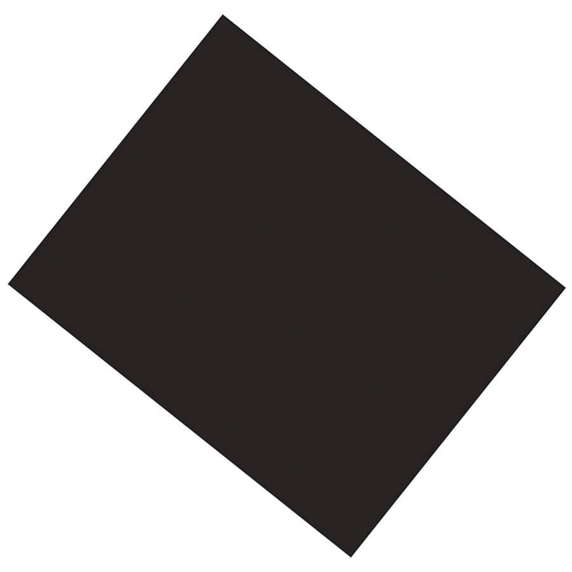 Pacon® Black Coated Poster Board, 22" x 28", Pack of 25